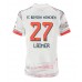 Bayern Munich Konrad Laimer #27 Bortedrakt Dame 2025-26 Korte ermer